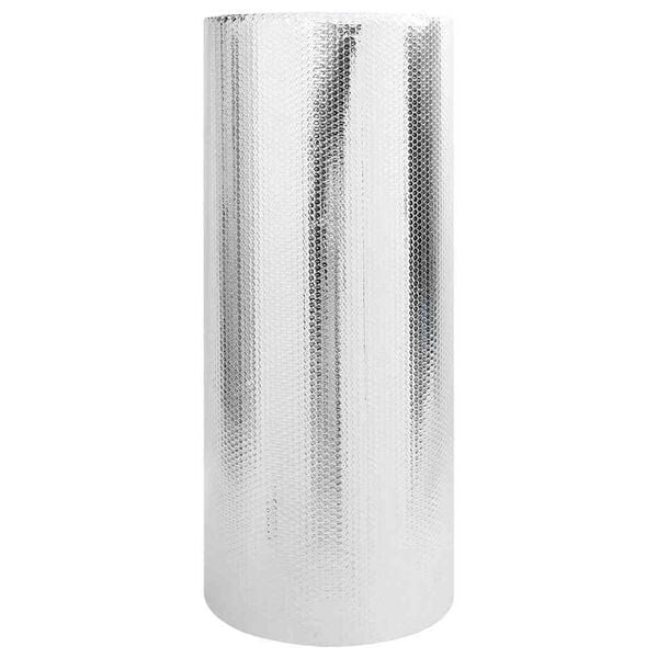 vidaXL Réflecteur de chaleur pour radiateur Argent 1 x 15 m Aluminium