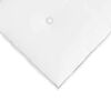 vidaXL Coussin de Dos Blanc 80 x 19 x 50 cm tissu