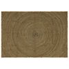 vidaXL Tapis de zone Noir 160 x 230 cm Jute