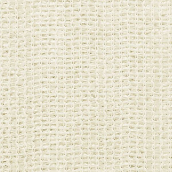 vidaXL Écran de balcon Crème 75x400 cm PEHD