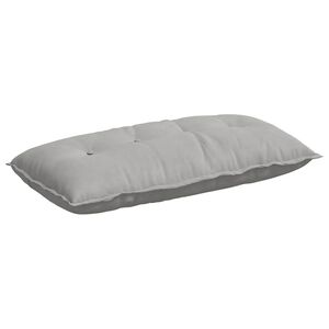 vidaXL Coussin de Dos Gris clair 100 x 50 cm Tissu en microfibre