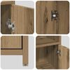 vidaXL Ensemble de meubles salle de bain 4 pcs bois d'ingénierie