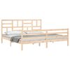 vidaXL Cadre de lit sans matelas 200x200 cm bois massif