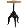vidaXL Table de bar Bois de manguier massif 60 x (76-110) cm