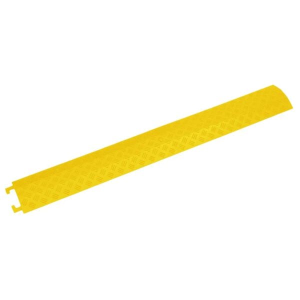 vidaXL Rampes de protection de c&acirc;ble 2 pcs 98,5 cm Jaune