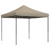 vidaXL Tente de f&ecirc;te 292 x 292 x 315 cm Taupe Tissu Oxford
