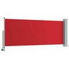 vidaXL Auvent lat&eacute;ral r&eacute;tractable de patio 100x300 cm Rouge