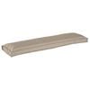 vidaXL Coussin Taupe 150 x 40 x 8 cm Tissu Oxford