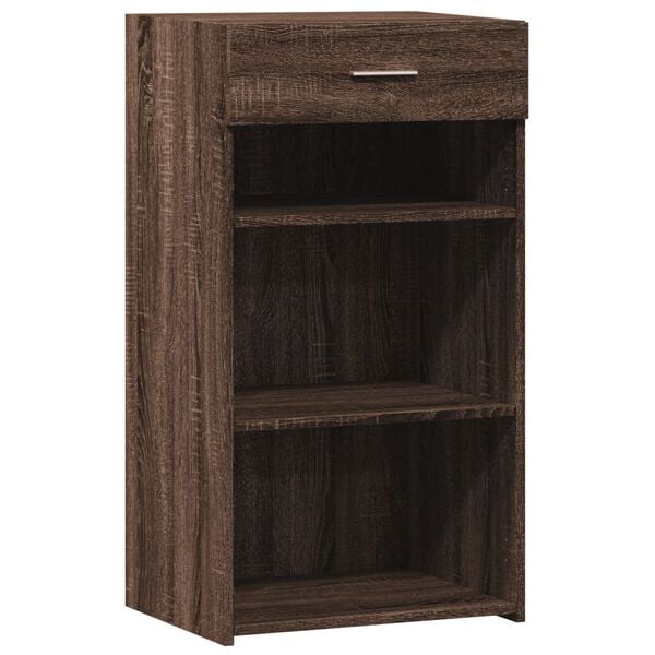 vidaXL Buffet ch&ecirc;ne marron 50x42,5x93 cm bois d'ing&eacute;nierie