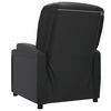 vidaXL Fauteuil Noir Similicuir