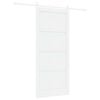 vidaXL Porte coulissante ORKDAL 93 x 211 cm Bois d'ing&eacute;nierie Blanc