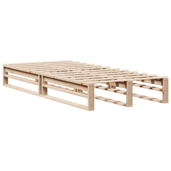 vidaXL Cadre de lit sans matelas 90x190 cm bois de pin massif