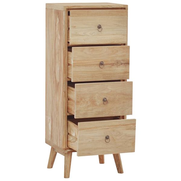 vidaXL Commode 40x30x100 cm Bois massif de teck