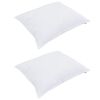 vidaXL Couette avec Oreillers avec oreiller 3 pcs Blanc Microfibre