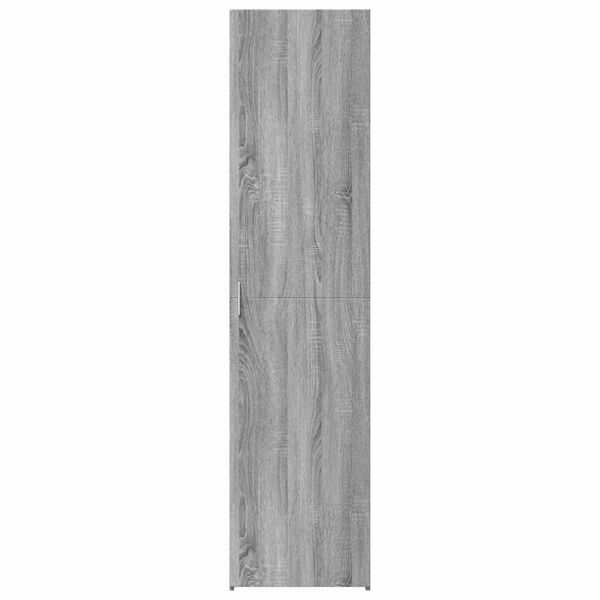 vidaXL Buffet haut sonoma gris 45x42,5x185 cm bois d'ing&eacute;nierie