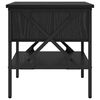 vidaXL Table de chevet avec tiroir Ch&ecirc;ne noir 40 x 42 x 45 cm