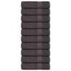 vidaXL Essuie-mains FROGN 10 pcs anthracite 50x100 cm 360 g/m&sup2;