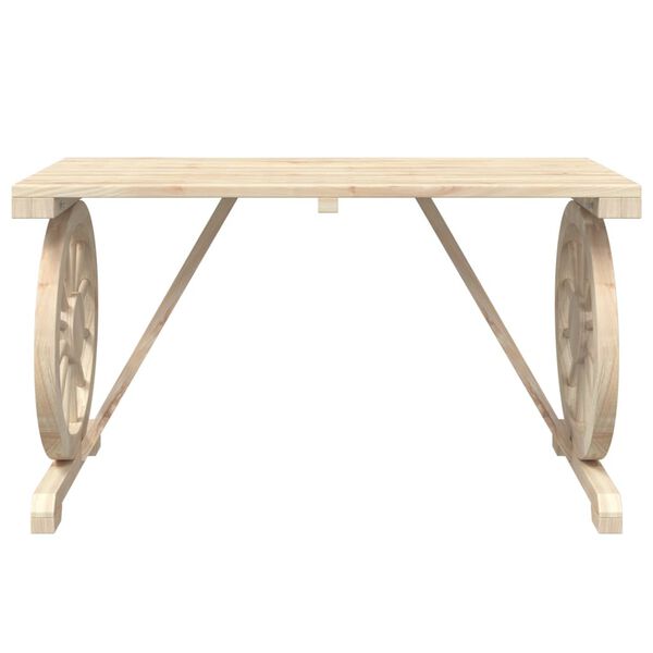 vidaXL Table de jardin 115x55x65 cm bois de sapin massif
