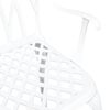 vidaXL Chaise de jardin 2 pcs Blanc 53 x 51 x 88,5cm Aluminium