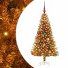 vidaXL Sapin de No&euml;l Dor&eacute; 150 cm PET