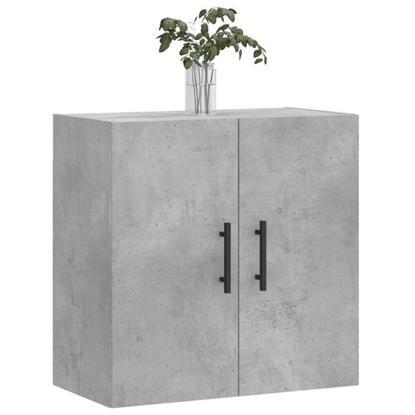 vidaXL Armoire murale gris b&eacute;ton 60x31x60 cm bois d'ing&eacute;nierie