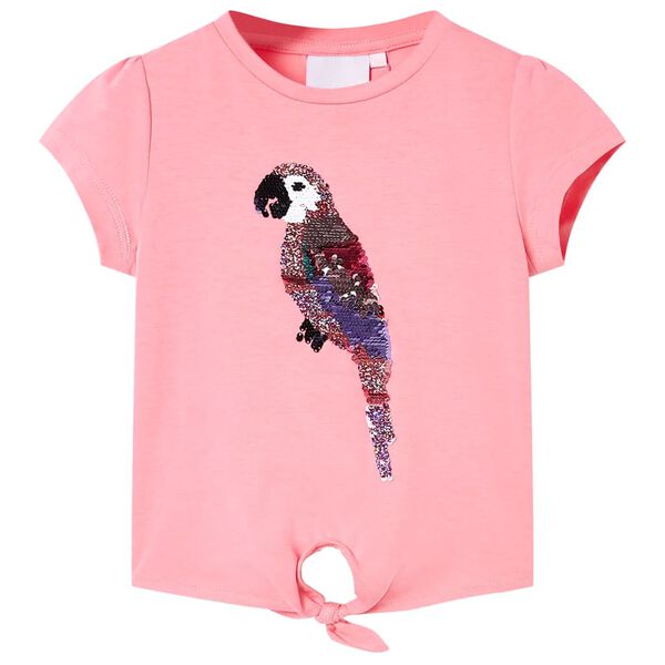 T-shirt pour enfants rose fluo 104