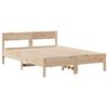 vidaXL Cadre de lit sans matelas 135x190 cm bois de pin massif