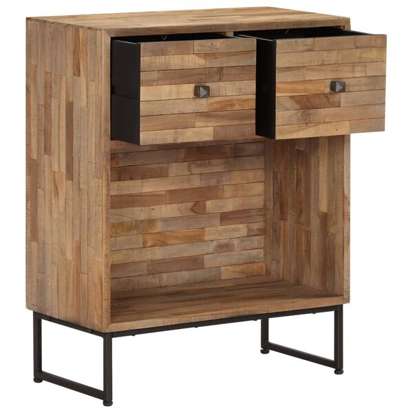 vidaXL Buffet Bois de teck recyclé 60x30x75 cm