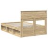 vidaXL Cadre de lit Sonoma 120 x 190 cm Bois de pin massif
