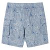 Short pour enfants avec cordon de serrage bleu foncé 140