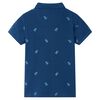 Polo pour enfants bleu fonc&eacute; 104