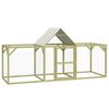 vidaXL Poulailler 300x100x150 cm Bois de pin massif impr&eacute;gn&eacute;