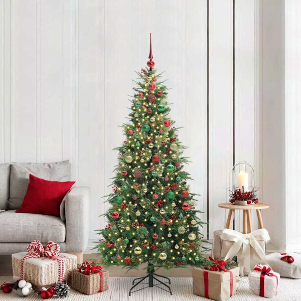 vidaXL Sapin de No&euml;l Artificiel &agrave; Branches Articul&eacute;es Vert 180 cm