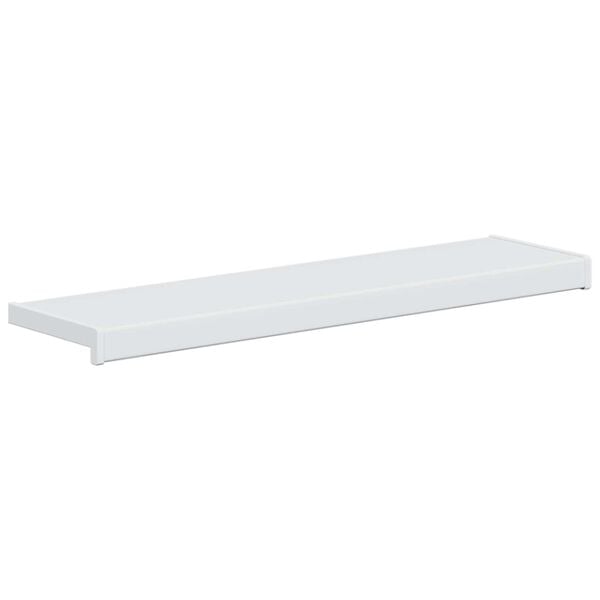vidaXL Appui de fen&ecirc;tre Blanc 80 x 25 x 4,5 cm PVC
