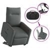 vidaXL Fauteuil inclinable Gris fonc&eacute; Tissu
