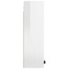 vidaXL Armoire à miroir de salle de bain Blanc brillant 64x20x67 cm