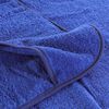 vidaXL Serviettes de plage 2 pcs bleu royal 75x200 cm tissu 400 GSM