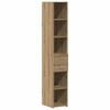 vidaXL Armoire de rangement 2 pcs Ch&ecirc;ne artisanal 30 x 42,5 x 225 cm