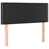 vidaXL T&ecirc;te de lit Noir 80x5x78/88 cm Similicuir