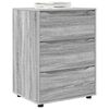 vidaXL Armoire de rangement Gris Sonoma 60 x 48 x 81 cm