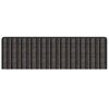 vidaXL Tapis d'escalier auto-adh&eacute;sifs 15 pcs Anthracite 65 x 21 x 4 cm