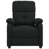 vidaXL Fauteuil de massage Noir Tissu