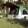 vidaXL Tente de camping de cabine 5 personnes vert imperm&eacute;able