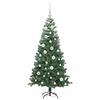 vidaXL Sapin de No&euml;l avec 150 LED avec support Vert 120 cm PVC