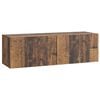 vidaXL Meuble TV mural Bois ancien 98 x 31 x 30 cm Bois d'ing&eacute;nierie