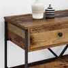 vidaXL Table console avec tiroir Marron 100 x 34,5 x 75 cm bois