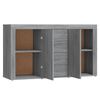 vidaXL Buffet Sonoma gris 120x36x69 cm Bois d'ing&eacute;nierie