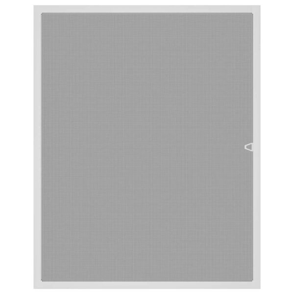 vidaXL Moustiquaire pour fenêtres Blanc 100x120 cm