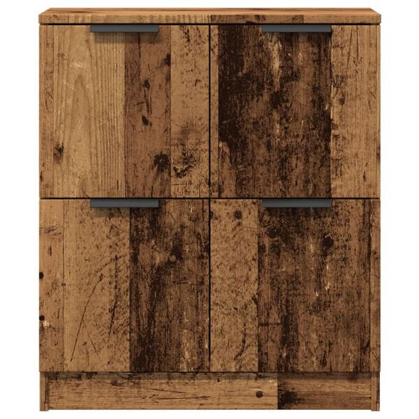 vidaXL Buffet vieux bois 60x30x70 cm bois d'ing&eacute;nierie