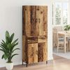 vidaXL Haut Armoire Bois Ancien 69,5 x 34 x 180 cm Bois d'ing&eacute;nierie